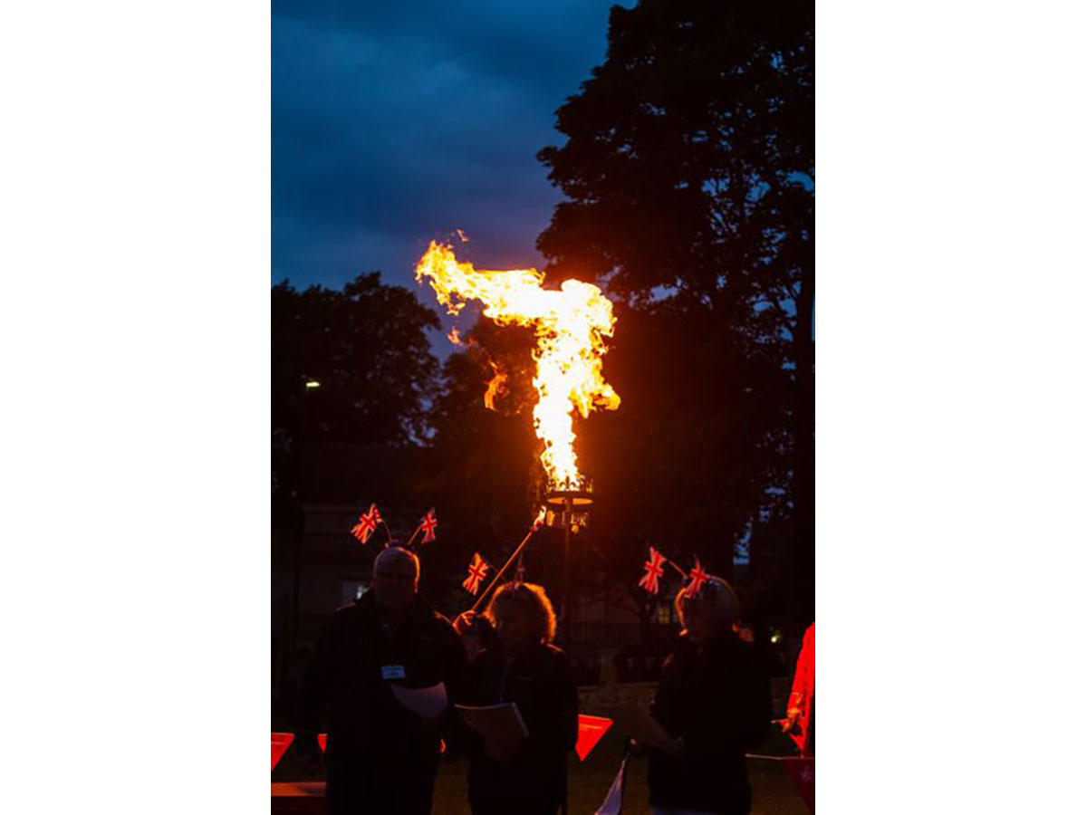 Walbottle Jubilee 2022 Beacon Lighting Ceremony