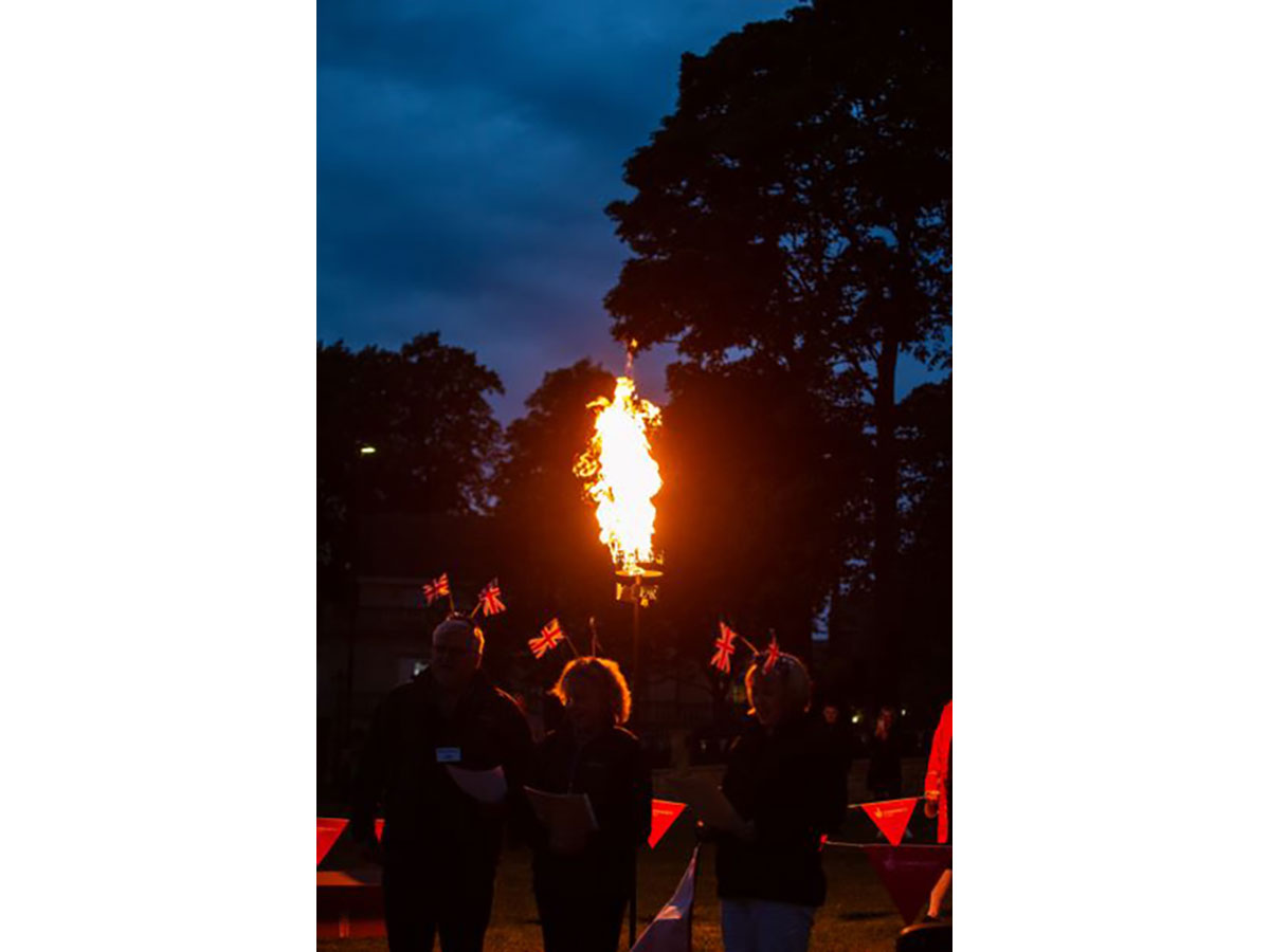 Walbottle Jubilee 2022 Beacon Lighting Ceremony