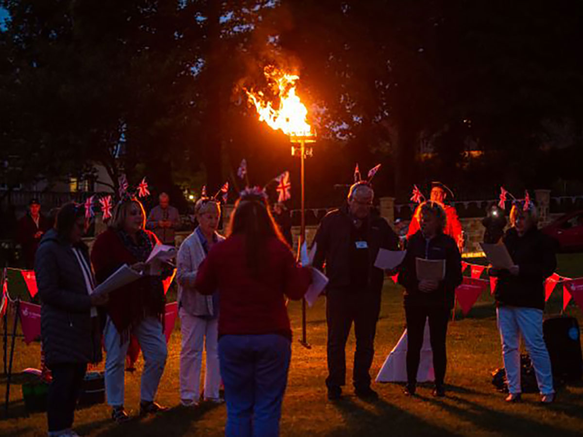 Walbottle Jubilee 2022 Beacon Lighting Ceremony