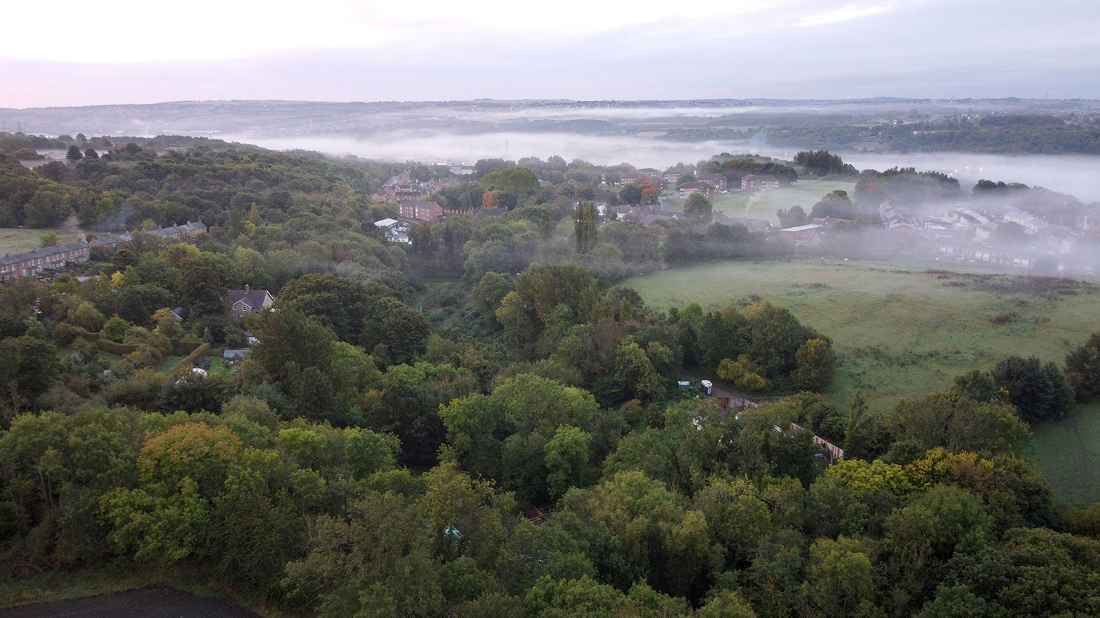 aerial drone photo