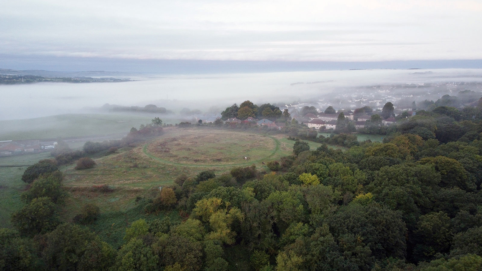 aerial drone photo