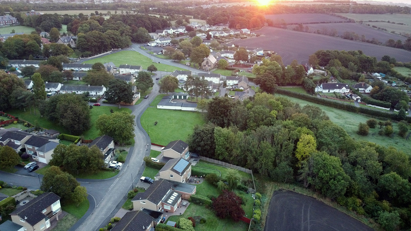 aerial drone photo