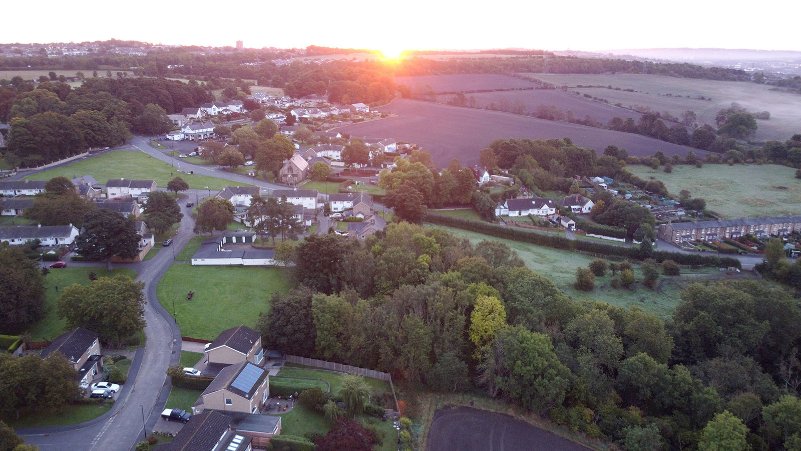 aerial drone photo