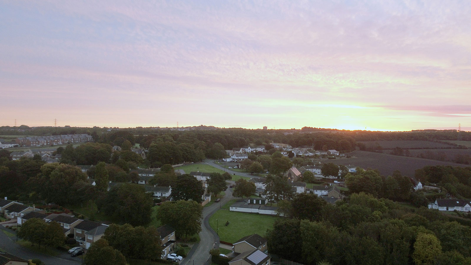 aerial drone photo