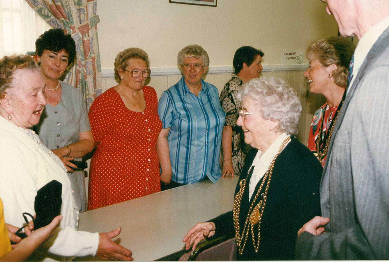 images of the repoening of Walbottle Village Institute in 1997