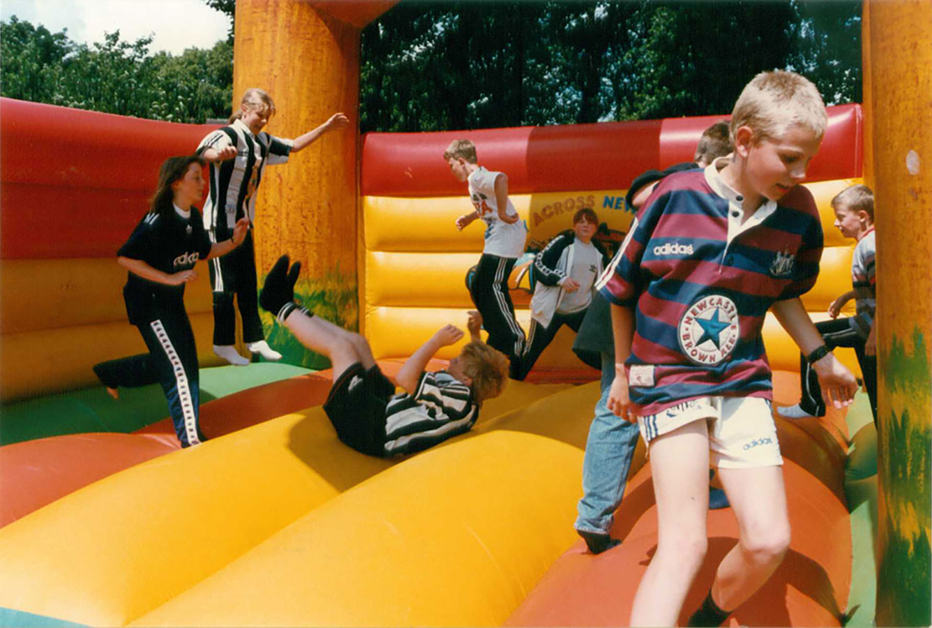 images of the repoening of Walbottle Village Institute in 1997