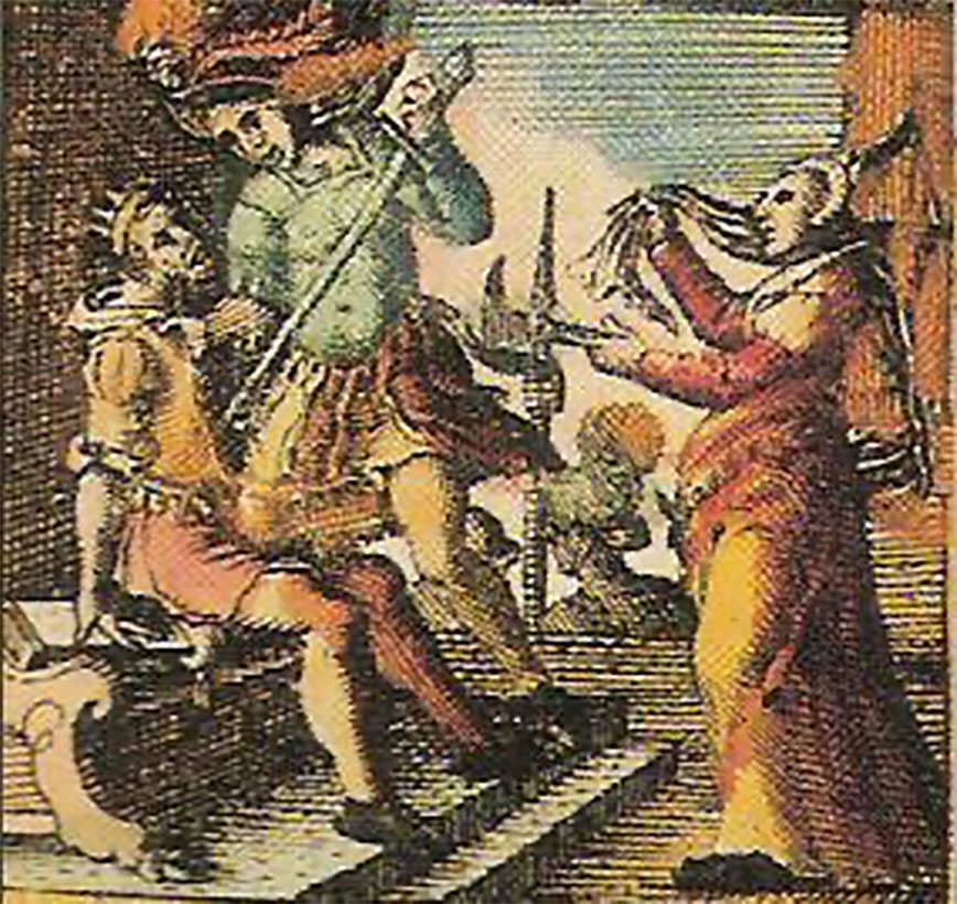 King Paeda murdered by the treachery of Alchfled