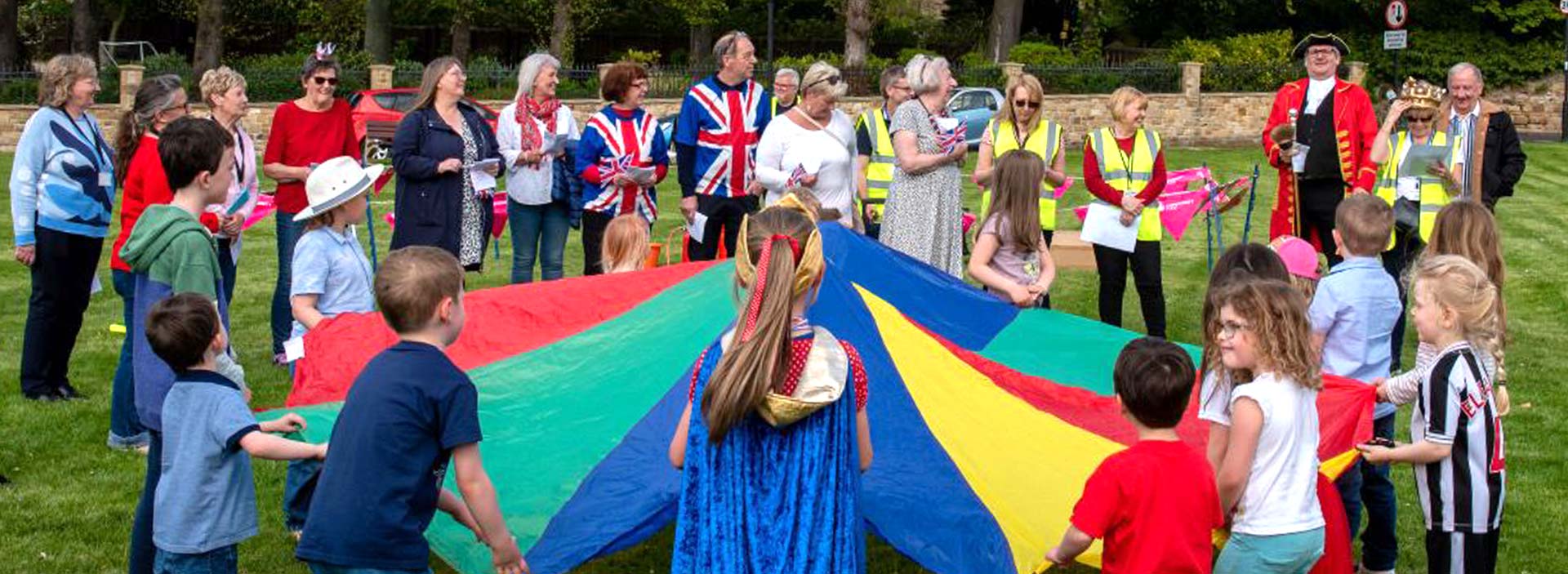 image of Coronation celebrations on Walbottle village green in May 2023