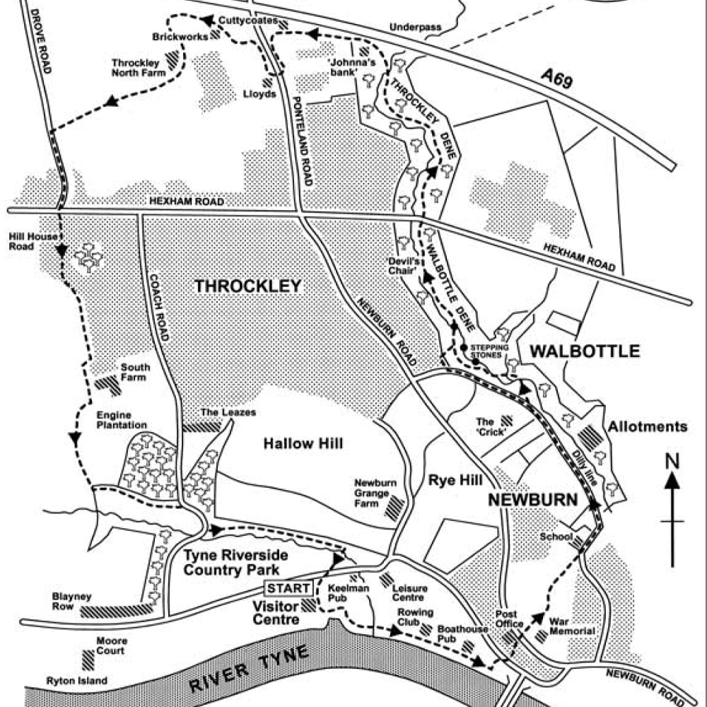 Walbottle & Throckley Dene Route 1